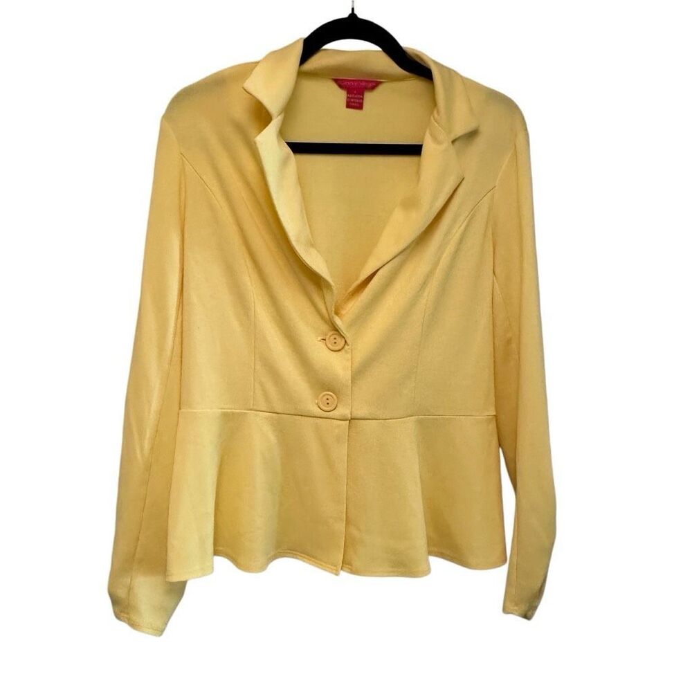 Sunny Leigh yellow blazer- size 4